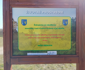 Edukatívny a oddychový mobiliár mestskej časti Košice-Krásna