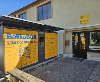 Inštalácia balíkoboxu pri pošte