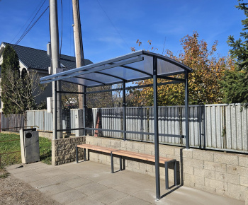 Autobusová zastávka na Ukrajinskej ulici-výmena