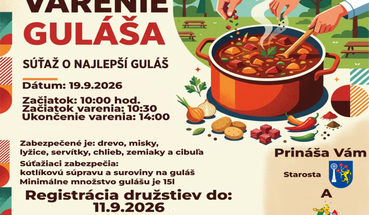 1. fotografia fotogalérie Aktuality / Pozvánka na varenie guláša - foto
