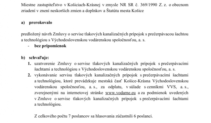 1. fotografia fotogalérie Aktuality / Oznámenie mestskej časti: Vyriešený problém so servisom tlakovej kanalizácie - foto