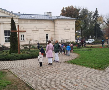 Výsadba pred kaštieľom a DS Barón