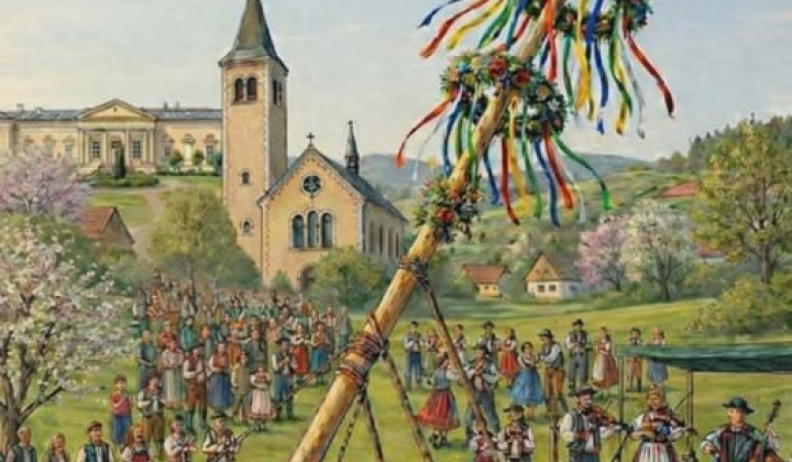 Fotka - Pozvánka na stavanie mája