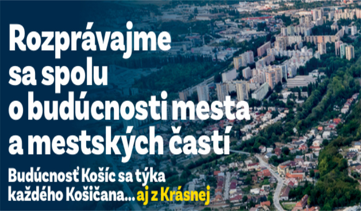 Fotka - Rozprávajme  sa spolu  o budúcnosti mesta a mestských častí