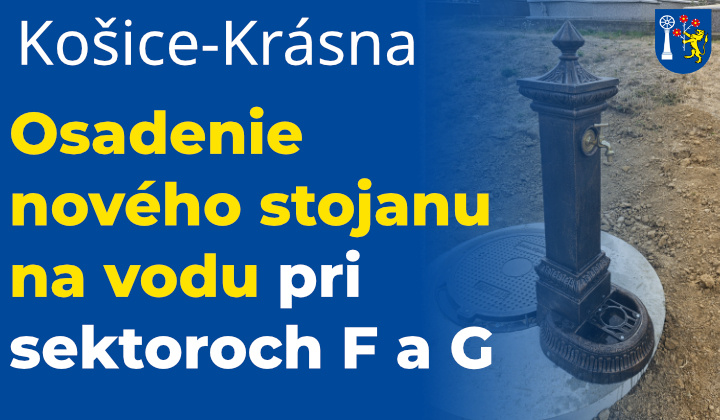 Fotka - Osadenie nového stojanu na vodu na cintoríne