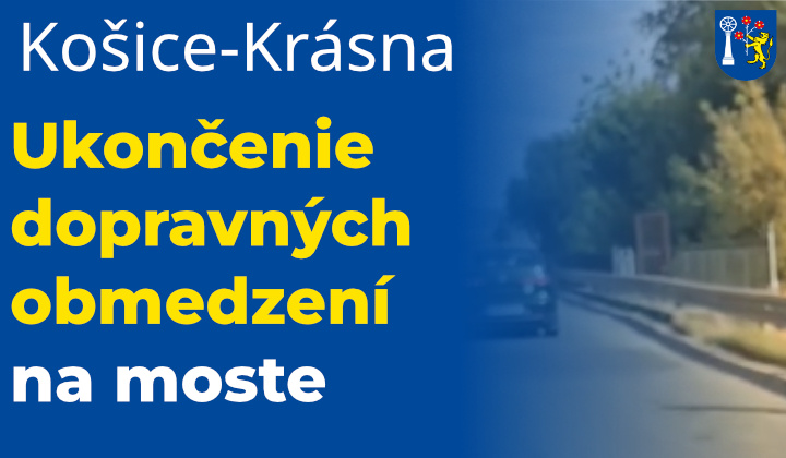 Fotka - Ukončenie dopravných obmedzení na moste