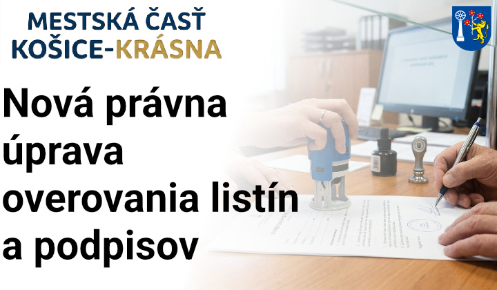 Fotka - Zmena zákona v overovaní podpisov a listín