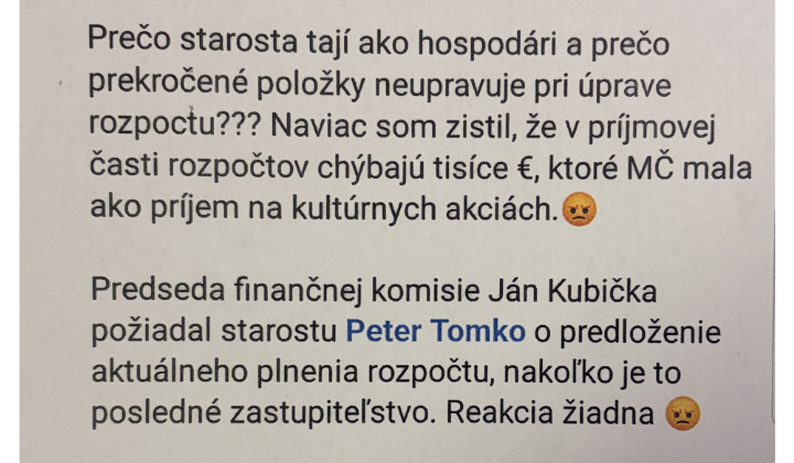 Fotka - Mestská časť reaguje