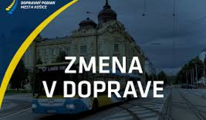 Zmena v doprave-informácia DPMK