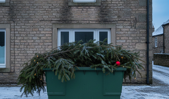 Opakovaný zber vianočných stromčekov