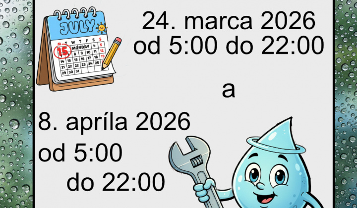 Odstávka vody v Mestskej časti